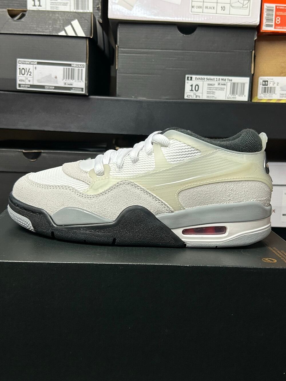 Air Jordan 4 RM GS White Smoke Grey / $125 Retail! / Size 7.5W (6Y)/ Brand New!